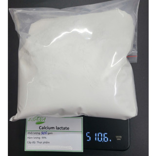 100g Bột Calci Lactat (calcium lactate, canxi lactat) 99% cấp thực phẩm