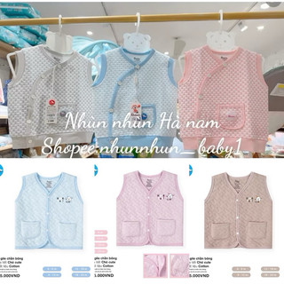   Nhùn nhùn  Áo gile Avaler size sơ sinh đến 9m 