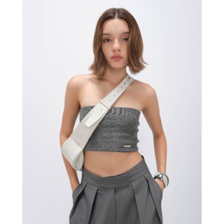 HIGHCHIC - GREY KNIT TUBE - ÁO LEN QUÂY ỐNG XÁM - KIỂU DÁNG SANG TRỌNG