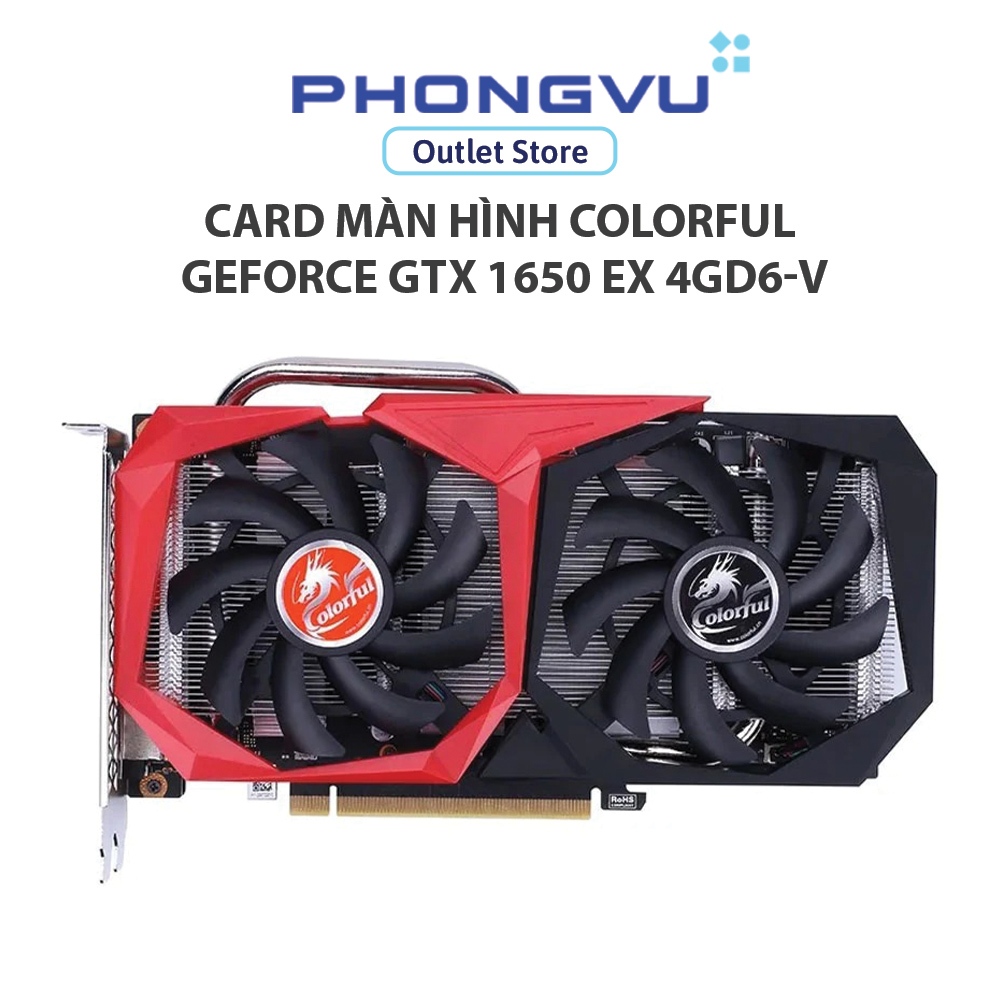 Card Màn Hình Colorful GeForce GTX 1650 EX 4GD6-V - Bảo hành 36 tháng