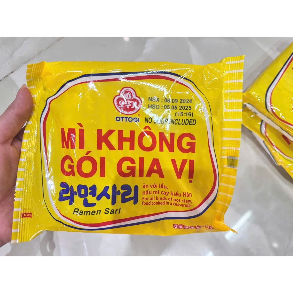 mì cay không vị gói  OTTOGI 110g