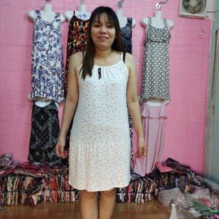  Đầm Ngủ Sát Nách Vải Thun Lạnh Đầm Ngủ Mặc Rất Mát Mẻ Thoải Mái Đầm Dành Cho Tuổi Trung Niên   Big size 45kg-70kg  Dress 