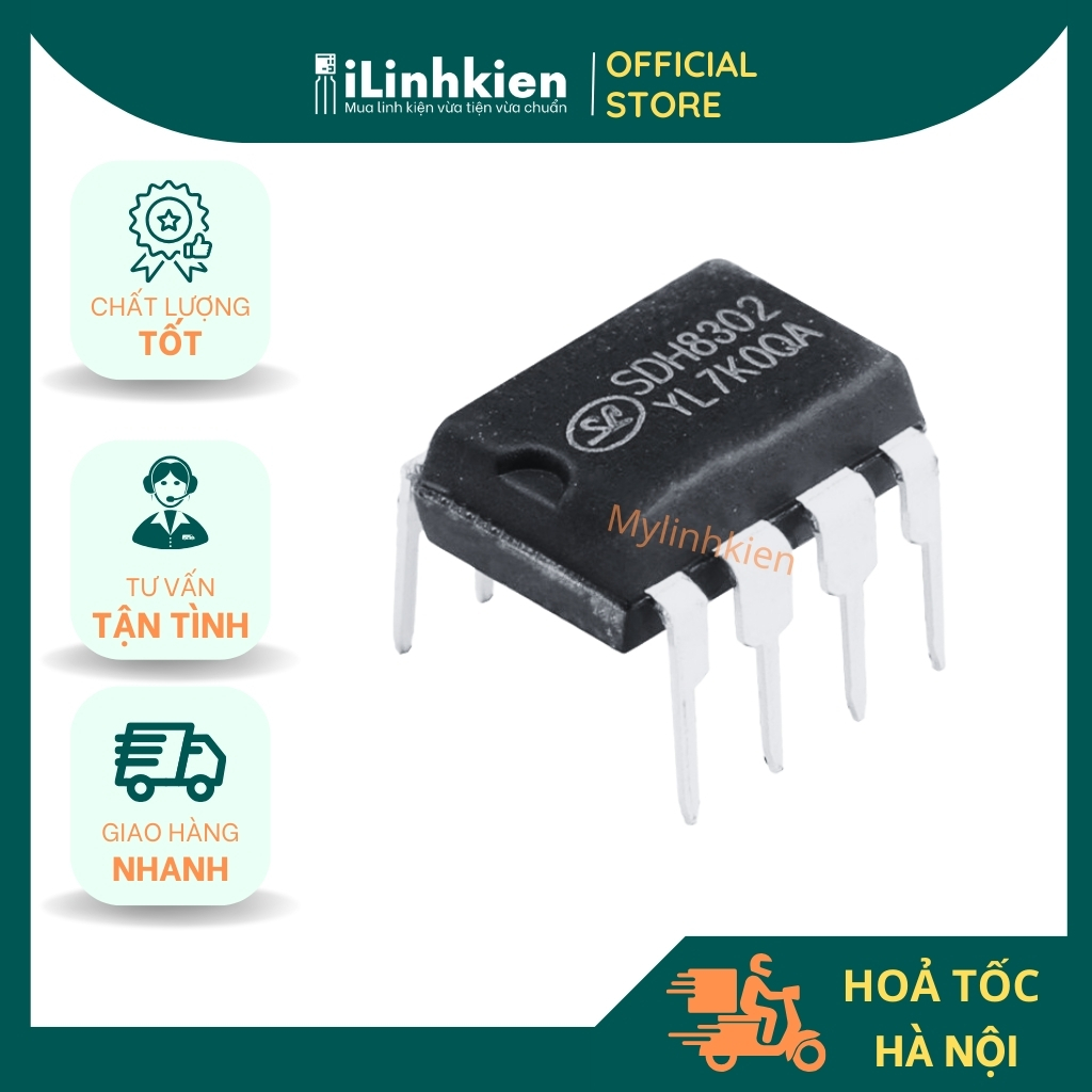 SDH8302 DIP-8 chính hãng SILAN chất lượng tốt