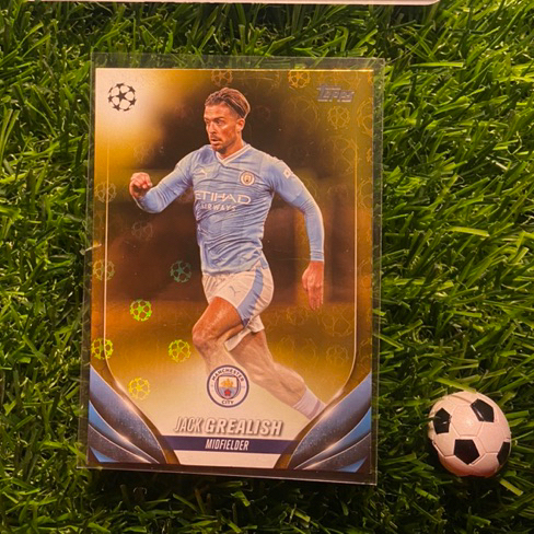 [ CHÍNH HÃNG ] - GOLD STARBALL - TOPPS UCC 2024 - JACK GREALISH (MANCHESTER CITY)