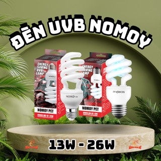Đèn UVB giúp thú cưng hấp thụ Canxi 5.0 - 10.0 cho bò sát rồng iguana chim vẹt rùa sulcata  Chính Hãng NOMOY 13W - 26W