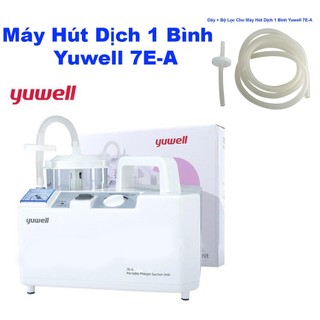 Máy Hút Dịch Mũi Họng 1 Bình Yuwell 7E-A Bảo Hành 2 Năm Chính Hãng