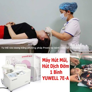 Máy Hút Dịch Mũi Họng 1 Bình Yuwell 7E-A Bảo Hành 2 Năm Chính Hãng