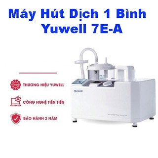 Máy Hút Dịch Mũi Họng 1 Bình Yuwell 7E-A Bảo Hành 2 Năm Chính Hãng