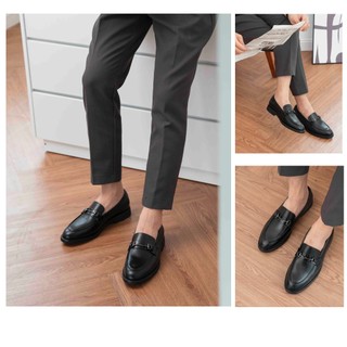 Giày lười Loafer nam công sở da bò nguyên tấm đế Eva cao cấp siêu nhẹ Toroshoes M726