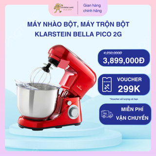 Máy trộn bột, máy nhào bột Klarstein Bella Pico 2G, Hàng chính hãng, Thương hiệu Đức, công suất 1300W, Bảo hành 12 tháng