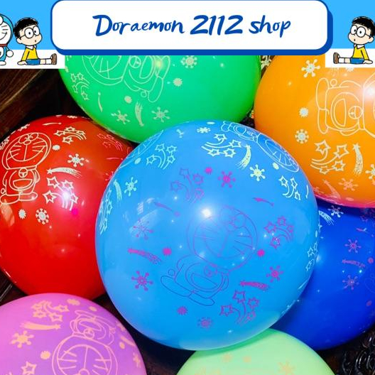 Bong bóng nhiều màu trang trí DORAEMON