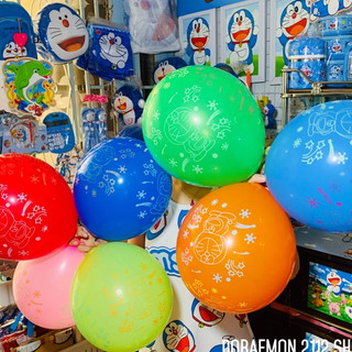 Bong bóng nhiều màu trang trí DORAEMON