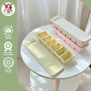 Khay trữ đông đồ ăn dặm cho bé Bar-rot khay trữ đông Silicone cao cấp chịu nhiệt tốt Nuoiconkieuhan