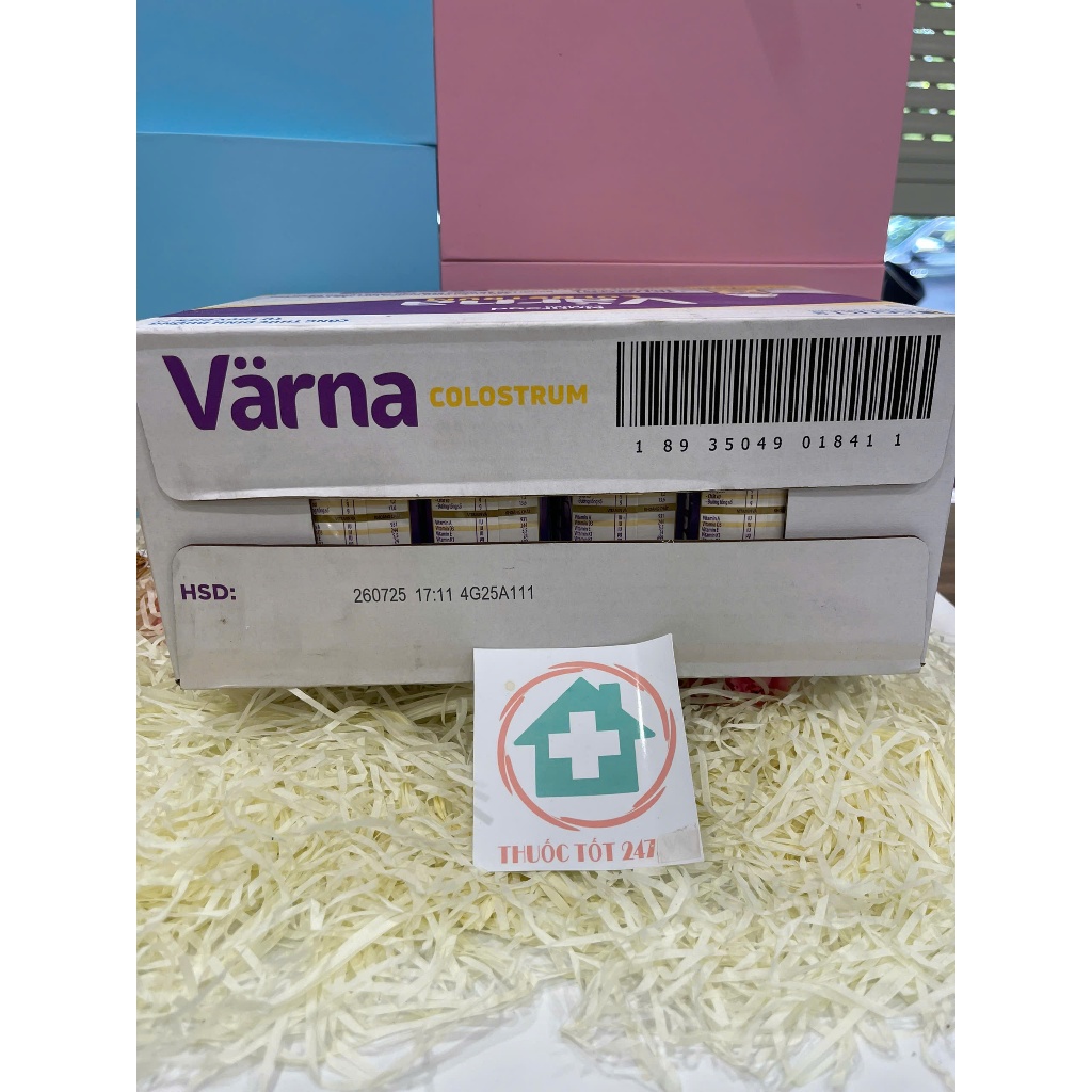Thùng 24 hộp X 237ml Sữa non Varna Colostrum Nutifood Thuỵ Điển (hsd 05/26)