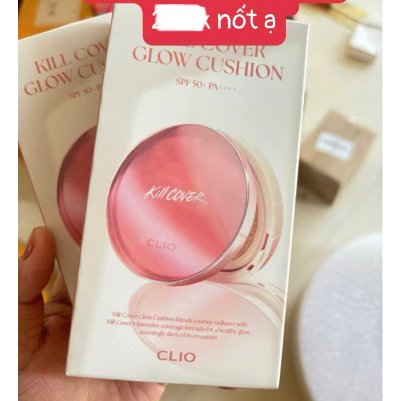 PHẤN NƯỚC CLIO KILL COVER GLOW/FIXER CUSHION LIMITED