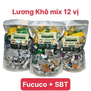500gr lương khô mini mix 12 vị hạt dinh dưỡng, ngũ cốc và trái cây thơm ngon
