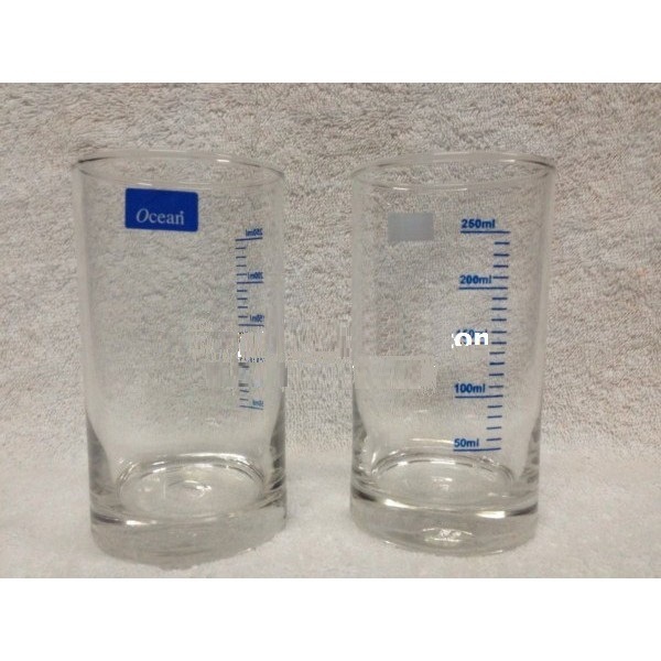 Set 2 cốc thủy tinh chia vạch Ocean