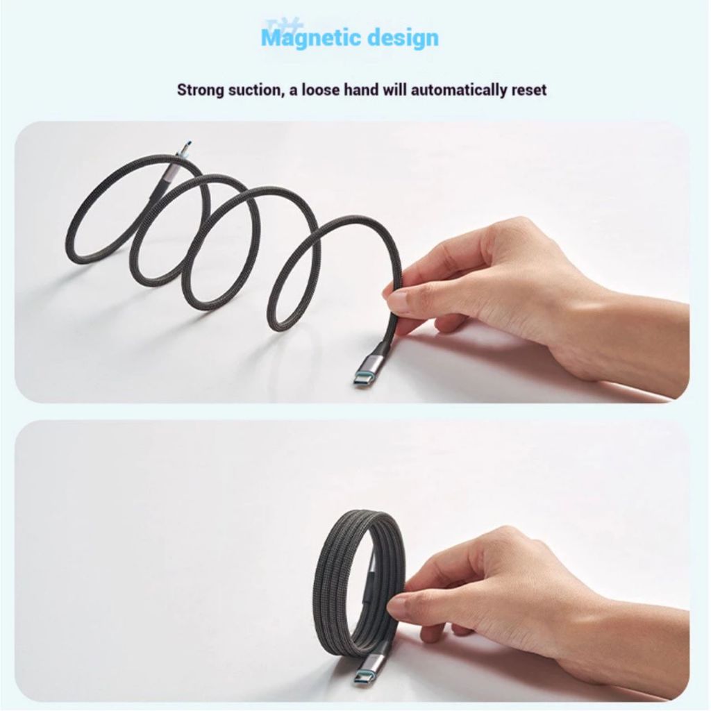 Cáp Dù Cuktech Hít Từ Tính C To C 6A 240w Hỗ Trợ Mi Turbro CMC610 CMC615 CTC615S - Bảo Hành 18 Tháng | BigBuy360 - bigbuy360.vn