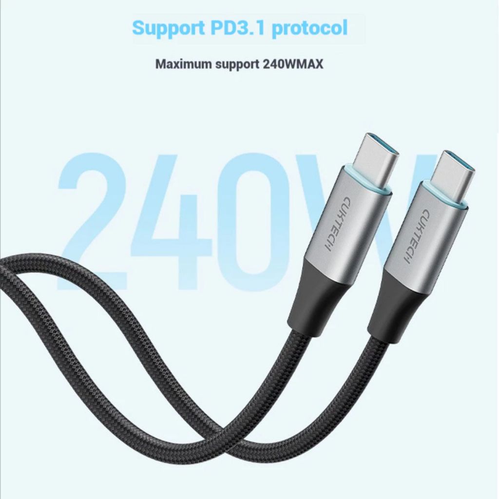 Cáp Dù Cuktech Hít Từ Tính C To C 6A 240w Hỗ Trợ Mi Turbro CMC610 CMC615 CTC615S - Bảo Hành 18 Tháng | BigBuy360 - bigbuy360.vn
