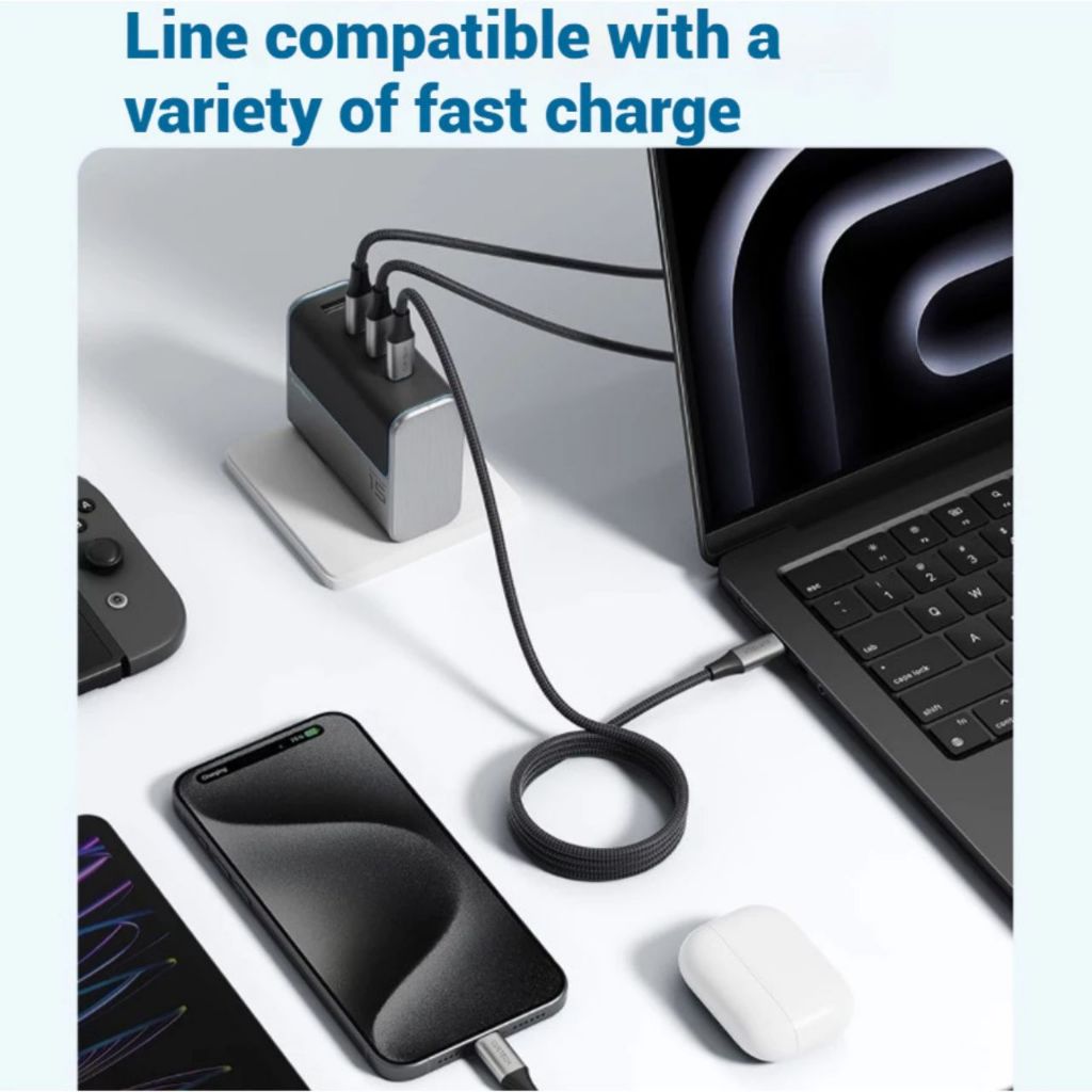 Cáp Dù Cuktech Hít Từ Tính C To C 6A 240w Hỗ Trợ Mi Turbro CMC610 CMC615 CTC615S - Bảo Hành 18 Tháng | BigBuy360 - bigbuy360.vn