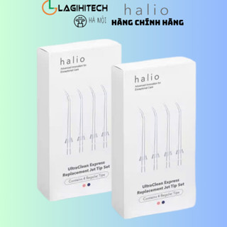 Set 4 / 8 Đầu Tiêu Chuẩn Thay Thế Máy Tăm Nước Halio UltraClean Express Replacement Jet Tip Set - Hàng Chính Hãng