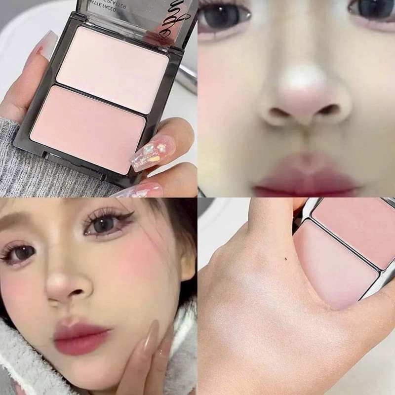 🌺Phấn Highlight Tạo Khối Sáng Lì 2 Ô HERORANGE