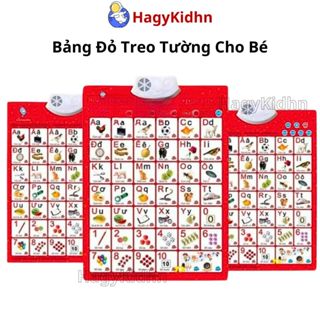 Bảng Chữ Cái Thông Minh Tiếng Việt Điện Tử Treo Tường Giúp Bé Phát Triển Từ 0 Đến 6 tuổi
