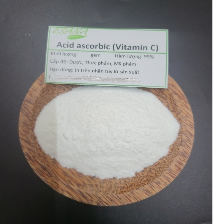 100g Bột Vitamin C Bột Acid Ascorbic 99% cấp mỹ phẩm thực phẩm