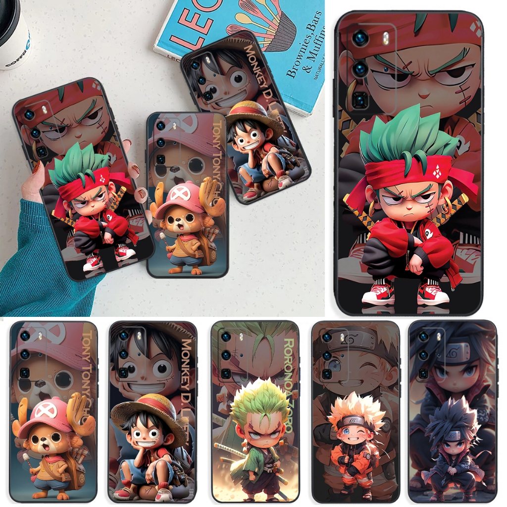 Ốp lưng Huawei P40 / P40 Pro / P40 lite Anime Naruto,Luffy,ZOZO,SASUKE,One Piece