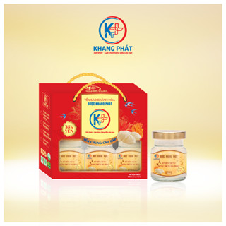 [Hộp 6 hũ] TỔ YẾN CHƯNG ĐÔNG TRÙNG HẠ THẢO Dược Khang Phát bồi bổ, tăng sức đề kháng (6 hũ x 70ml)