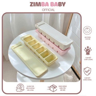  Khay trữ đông đồ ăn dặm cho bé BR013 khay trữ đông Silicone cao cấp chịu nhiệt tốt Zimbababy 