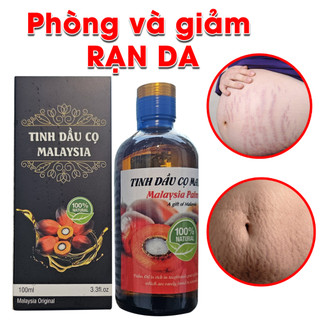 Tinh dầu cọ chống rạn da Malaysia làm mờ sẹo hết thâm da khi mang thai và sau sinh (100ml)