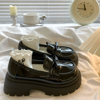 [HÀNG SẴN]  Giày Đốc Nữ, giày oxford hàn quốc da sịn Mymy Thời Trang Đế 5cm_form to lùi 1 size