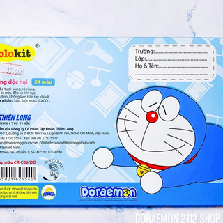 Bút màu sáp không độc hại DORAEMON
