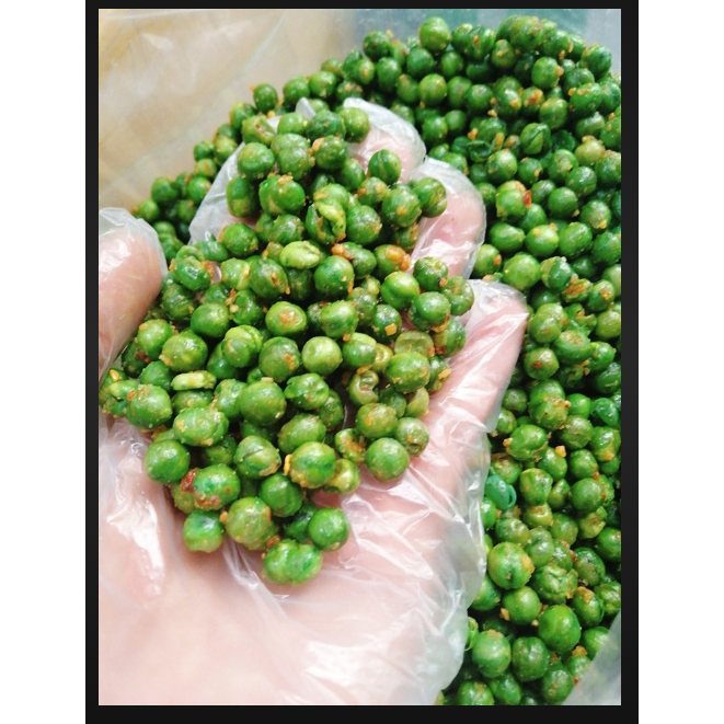 500g Đậu hà lan rang muối ớt siêu giòn hấp dẫn
