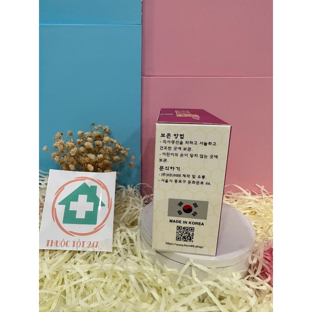 Tăng vòng 1 nhanh, tăng ngay 5-8 cm ngay trong 1 liệu trình Keun88 Pro+ tăng ngực nhân sâm điều hòa nội tiết làm đẹp da