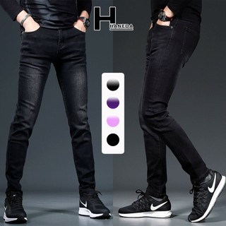  Quần Jean Skinny Nam Xanh Rêu Retro Quần bò nam co dãn 4 chiều Xanh đen xám slimfit phong cách Vintage cao cấp-Avocado 