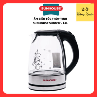 Ấm Siêu Tốc, Bình siêu tốc Thủy Tinh SUNHOUSE SHD1217 Dung Tích 1.7L