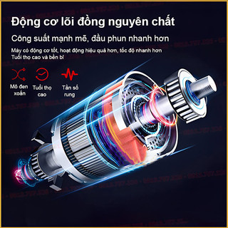 Máy Rửa Xe, sân vườn Cầm Tay 2 Pin Chân Phổ Thông Hitachi 199V