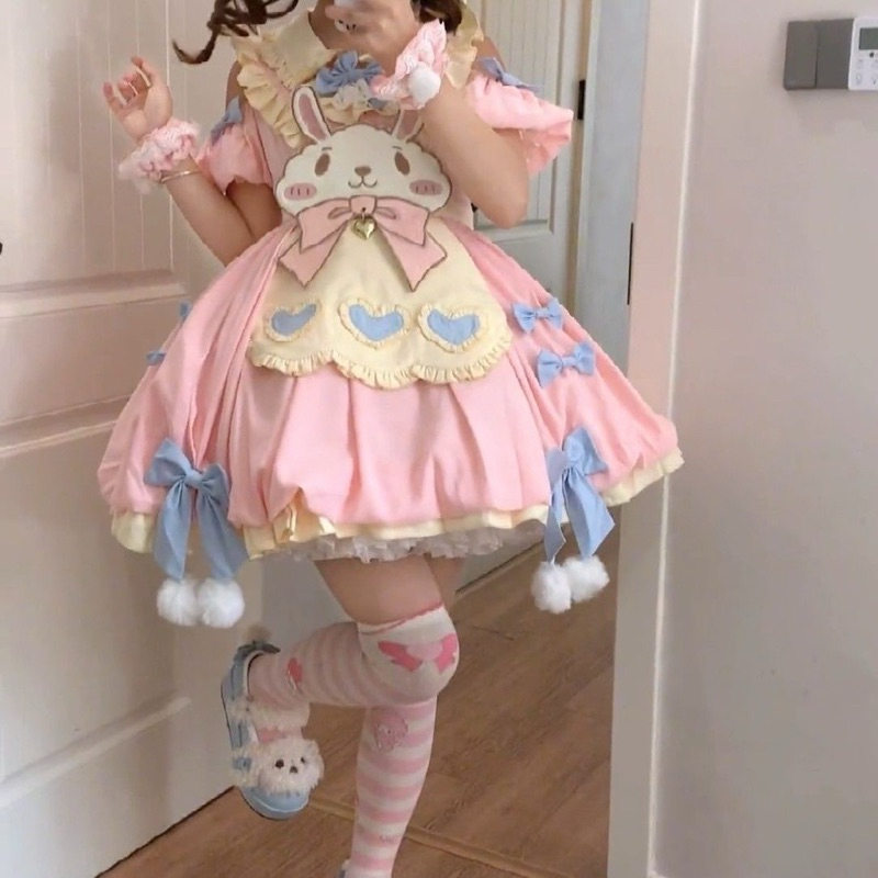 Đầm hình thỏ trang phục hoá trang phong cách lolita