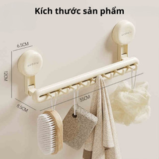 Móc treo gắn tường đa năng, đế gắn tường mẫu mới lắp đặt dễ và tái sử dụng không bong tróc tường UF677