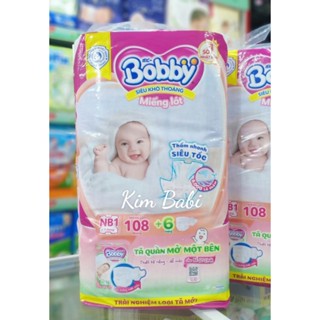 Miếng Lót Sơ Sinh Bobby NB1/NB2 - Tặng Tã Dán/Quần
