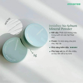 Phấn phủ Innisfree No Sebum