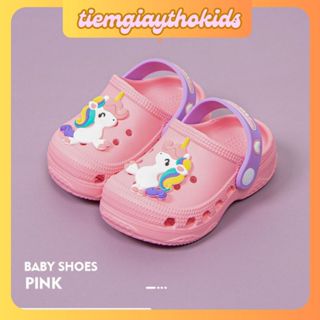 Dép sục, dép quai hậu cho bé, dép Crocs stiker ngộ nghĩnh, hàng chính hãng cao cấp