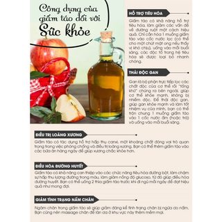 DAESANG (chai VÀNG 500ml) GIẤM TÁO Apple Vinegar