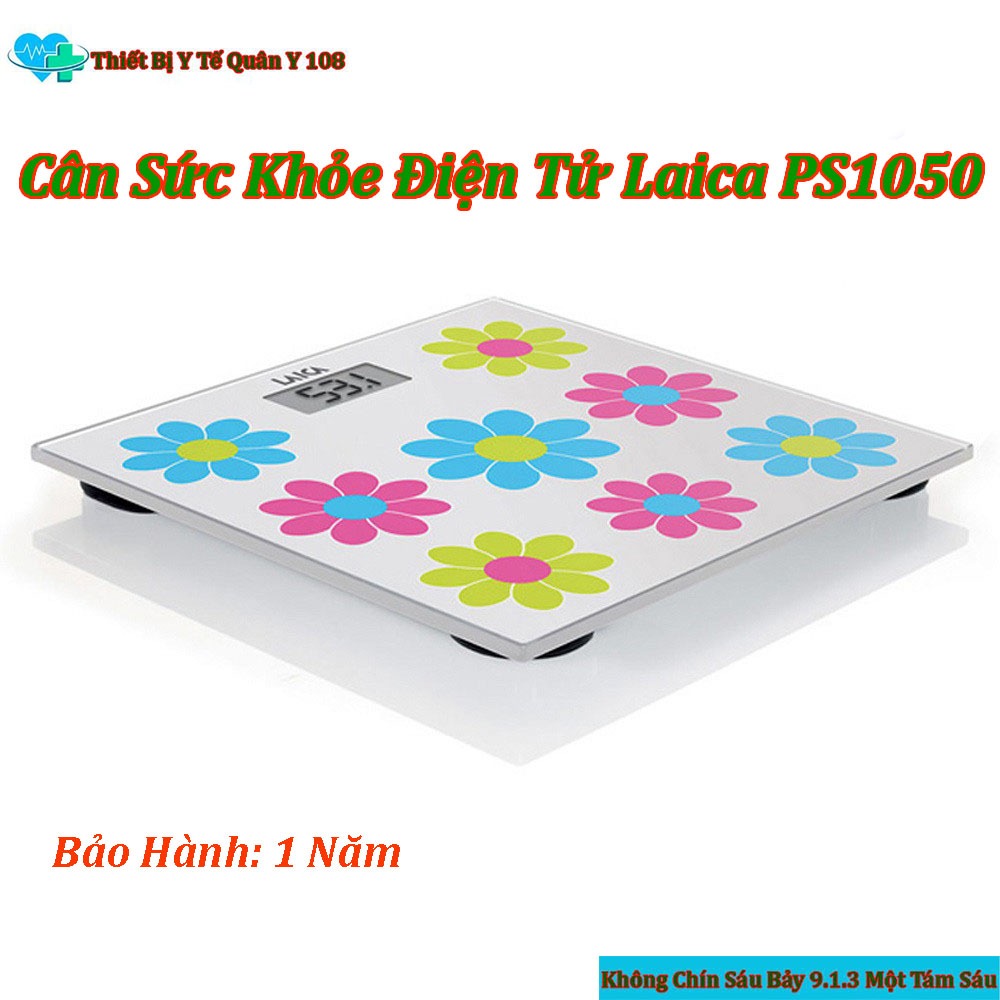 Cân Sức Khỏe Điện Tử Laica PS1050 Bảo Hành 1 Năm