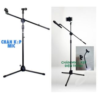 CHÂN MICRO + CHÂN CÓ KẸP ĐIỆN THOẠI CAO 2M CHO PHÒNG TRÀ, PHÒNG THU - MRPHUKIEN