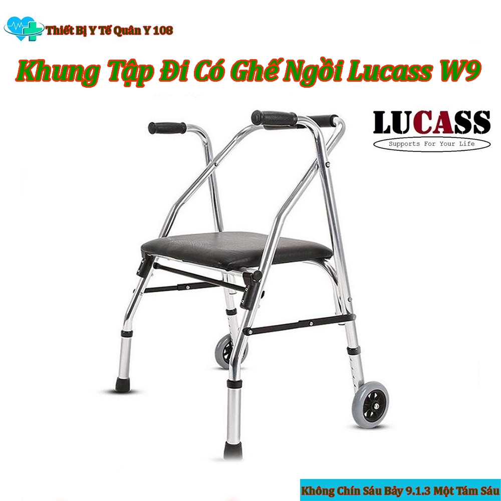 Khung Tập Đi Có Ghế Ngồi Lucass W9