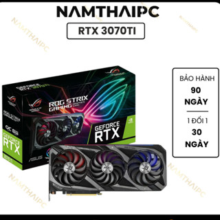CARD MÀN HÌNH ASUS ROG STRIX GEFORCE RTX 3070Ti OC 8G GAMING, 3070 ROG STRIX, ĐẸP ZIN