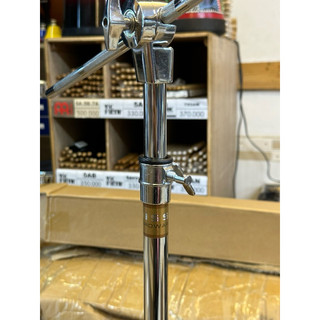 Chân cymbal boom 2 khúc, ống 22mm. (Nhánh đơn)